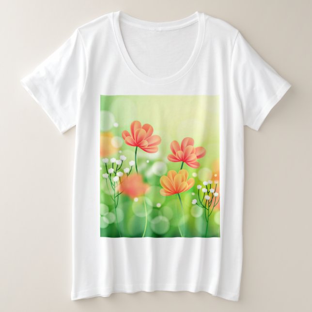 Fondo de primavera borroso realista-52374 (Anverso del diseño)
