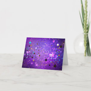 Fondo de Relieve metalizado púrpura con estrellas