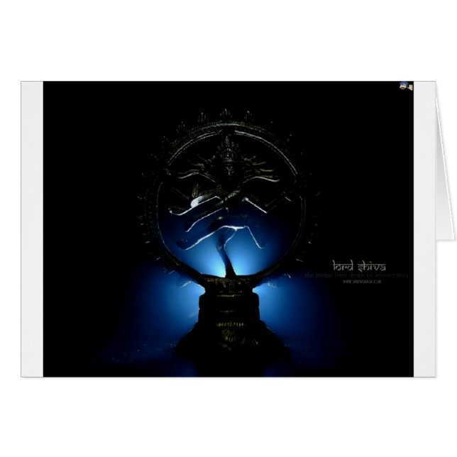 Fondo de señor Shiva Blue (Anverso (Horizontal))