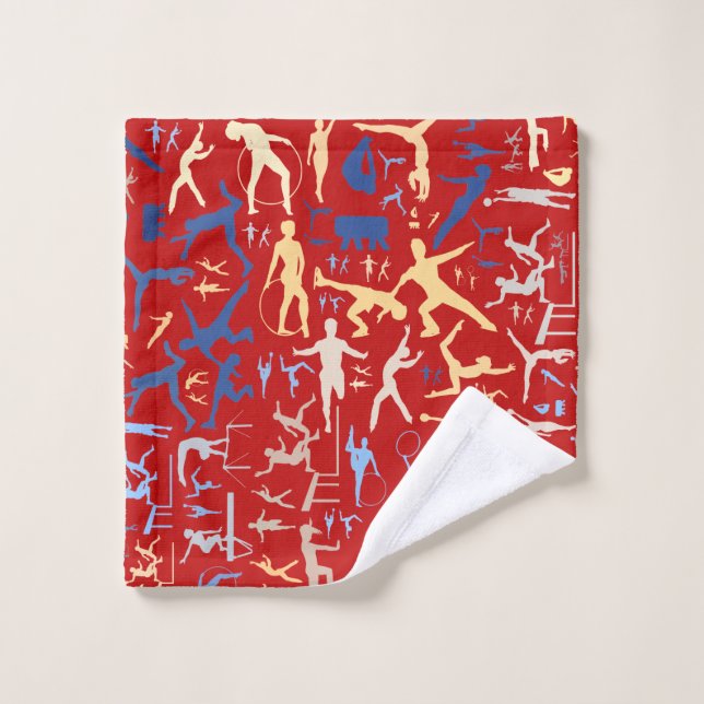 Fondo de símbolos relacionados con el deporte (Toallita)