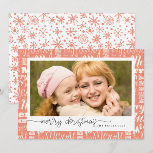 Fondo de texto de merry Tarjeta de Navidades fotog
