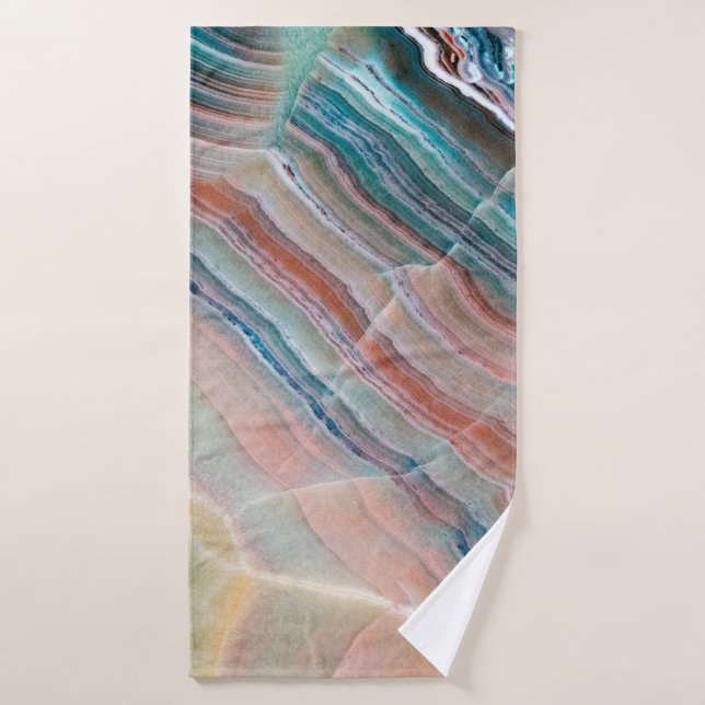 fondo de textura de mármol onix de piedra natural (Toalla de baño)