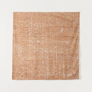 Fondo de textura de tela de lino marrón