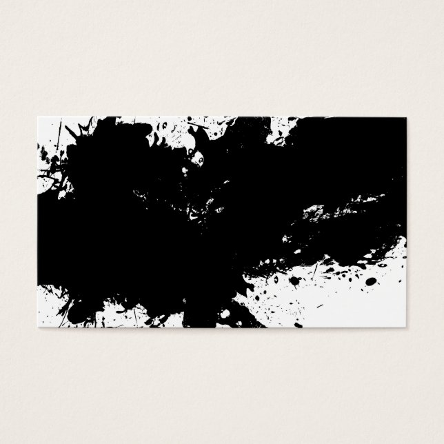 Fondo de tinta salpicado de nitidez (Frente)