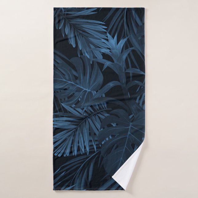 Fondo de vrctor tropical exótico con pl hawaiano (Toalla de baño)