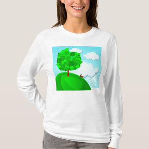 Fondo del árbol, camiseta