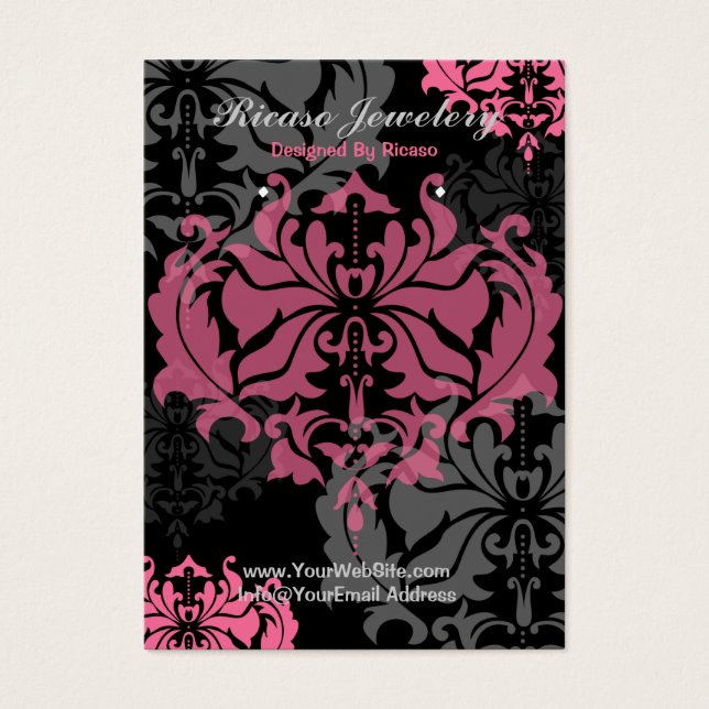 Fondo Del Borde Del Borde Del Color Rosa Y Gris De (Frente)