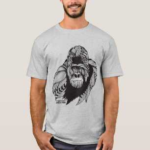 Fondo del gorila de Dian Fossey de la camisa de