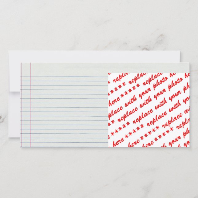 Fondo del papel escolar en línea (Anverso)