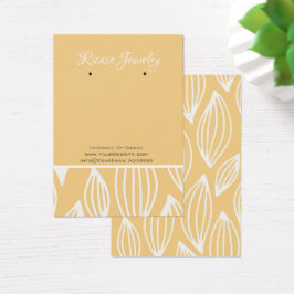 Fondo del patrón de hojas amarillas blancas