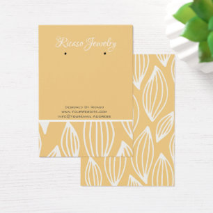 Fondo del patrón de hojas amarillas blancas