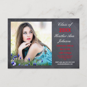 Fondo del tablero de fotos - Invitación de 3x5 gra