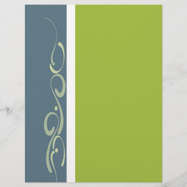 Fondo elegante del volante en blanco (Frente)