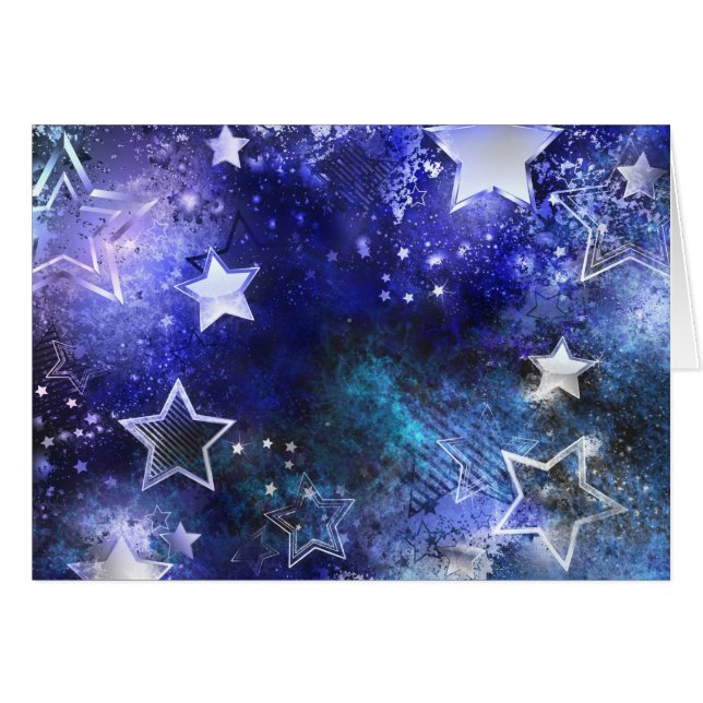 Fondo espacial con estrellas (Anverso (Horizontal))
