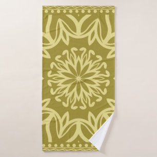 Fondo floral geométrico. Ornato étnico tribal 