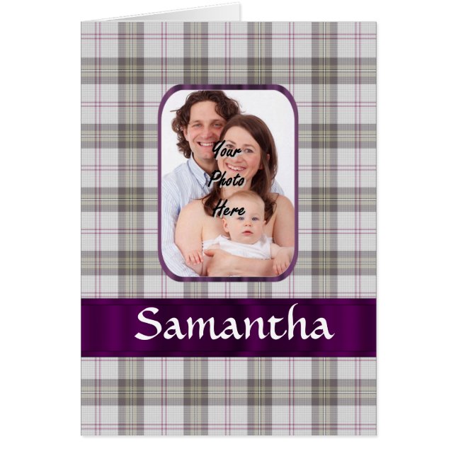 Fondo fotográfico de Tartán moderno (Frente)