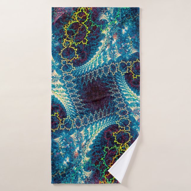 Fondo fractal abstracto - generado por computadora (Toalla de baño)