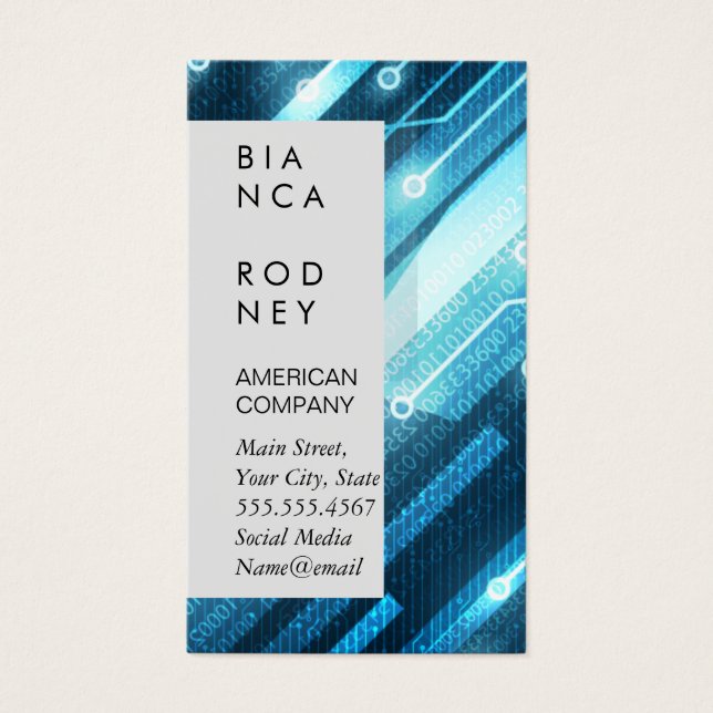 Fondo futurista de tecnología electrónica (Frente)