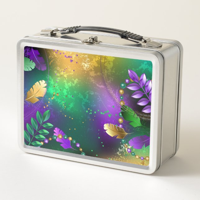 Fondo irlandés mardi gras con cuentas (Anverso)