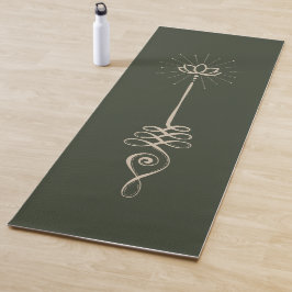 Fondo Liso Unalome - Esterilla de Yoga de Pino + P