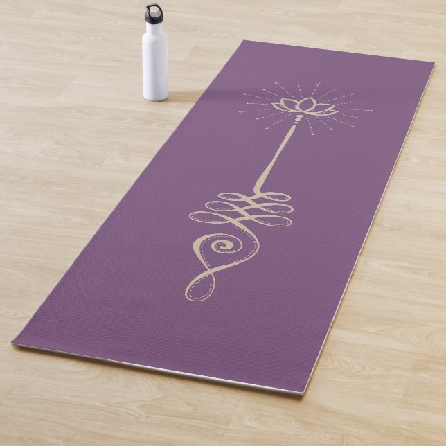 Fondo liso Unalome - Esterilla de yoga Plum + Dove (In situ)
