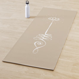 Fondo Liso Unalome - Yoga Mat de Paloma + Nieve
