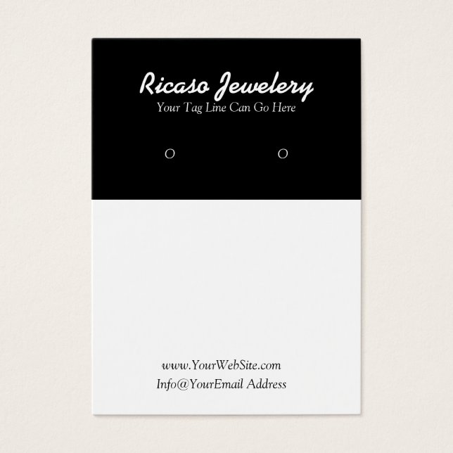 Fondo moderno de ingresos en blanco y negro (Frente)