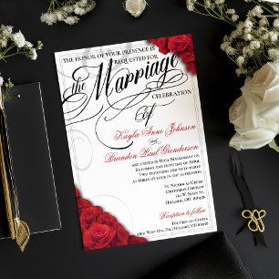 Fondo modificable de la invitación a la boda de ro