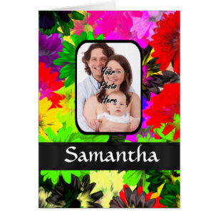 Fondo multicolor de fotografía floral