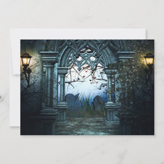 Fondo oscuro de cementerio (Anverso)