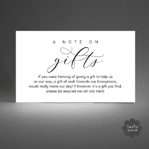 Fondo para la Luna de Miel de Boda, Una Nota sobre
