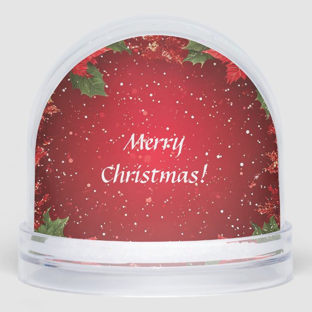 Fondo rojo festivo adornado con puntias (Anverso)