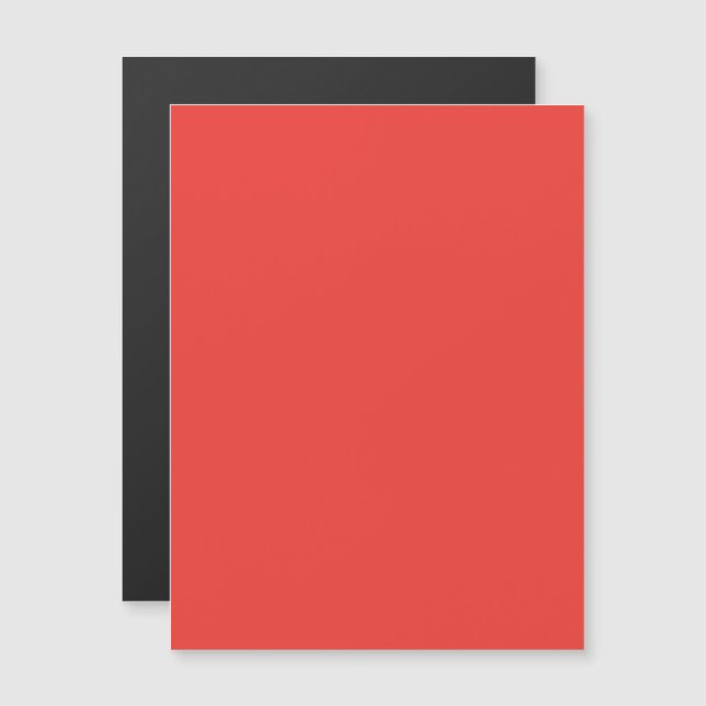 Fondo Rojo Sólido y Negrita (Anverso/Reverso)