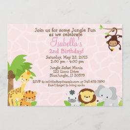 Fondo rosa de la invitación de cumpleaños del Fies