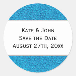 Fondo texturado de tela guardar el pegatina de fec