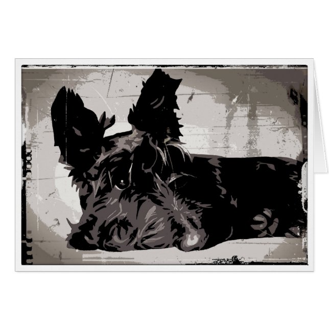 Fondo urbano de Terrier del escocés (Anverso (Horizontal))