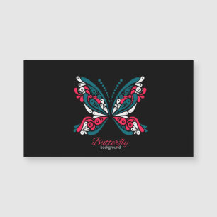 Fondo vectorial con hermosa mariposa. tatuaje