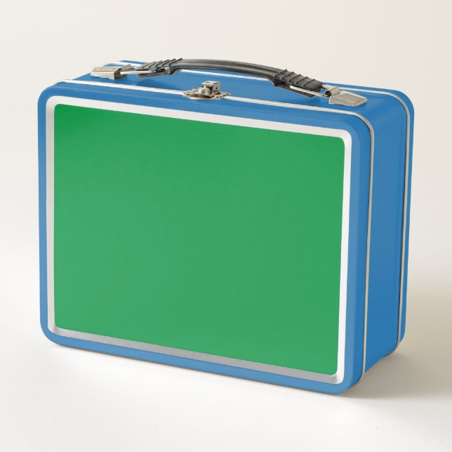 Fondo verde con borde blanco para el arte moderno (Anverso)