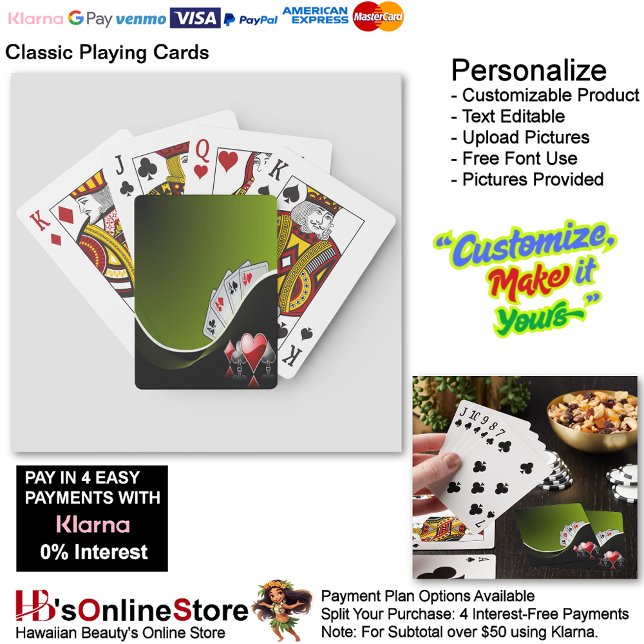 Fondo verde de la carta de todos los oficios (Ace of All Trades Playing Cards Green Background.)