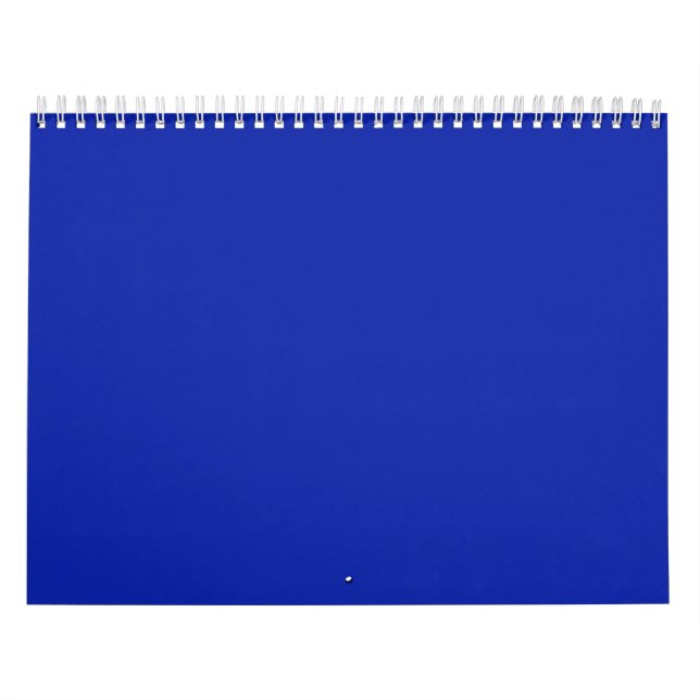 Fondos azules reales en un calendario (Tapa)
