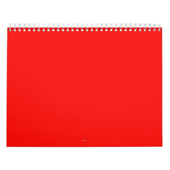 Fondos rojos en un calendario (Tapa)