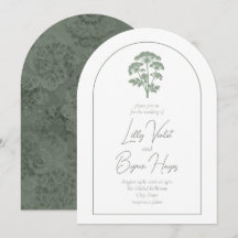 FONDURA | Invitación de boda arqueada