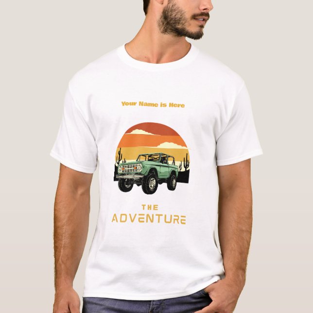 Fonix - The Adventure" Playera Gráfica para Hombre (Anverso)