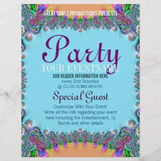 Fonky Boho Circus Fun Ready Made Flyers