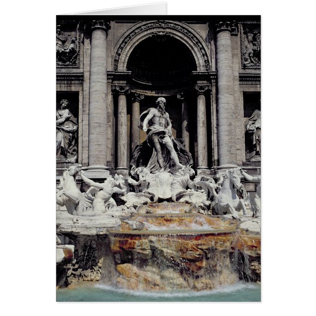 Fontana de Trevi, construida 1732-62 (Frente)