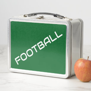 FOOTBALL Blanco Texto Profundo Fondo Verde
