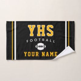 Football Icon, Custom Name & School, Team Gift