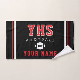 Football Icon, Custom Name & School, Team Gift