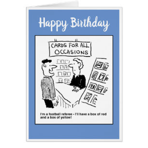Football Referee quiere comprar tarjetas rojas y a