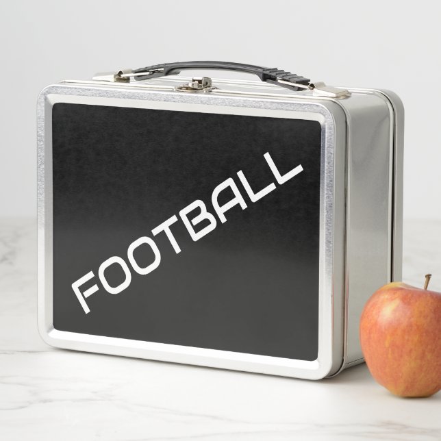 FOOTBALL Texto blanco moderno Fondo negro (In situ)